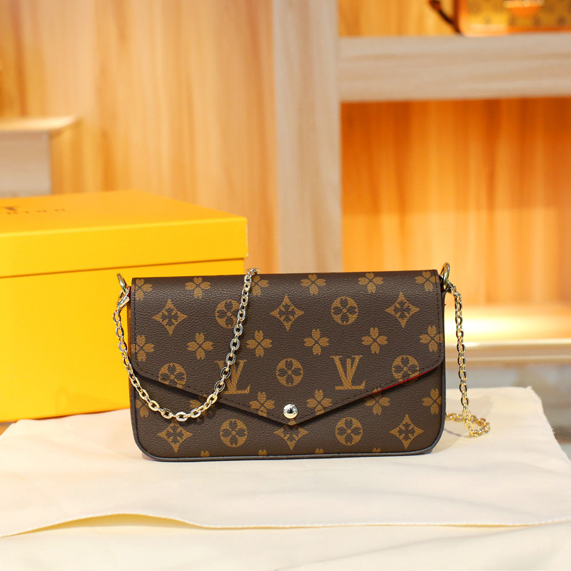 2026 New Classic Genuine Leather Envelope Bag For Women, Versatile Chain Shoulder & Crossbody Bag, 3-In-1 Luxury Small Bag - Thumbnail 2