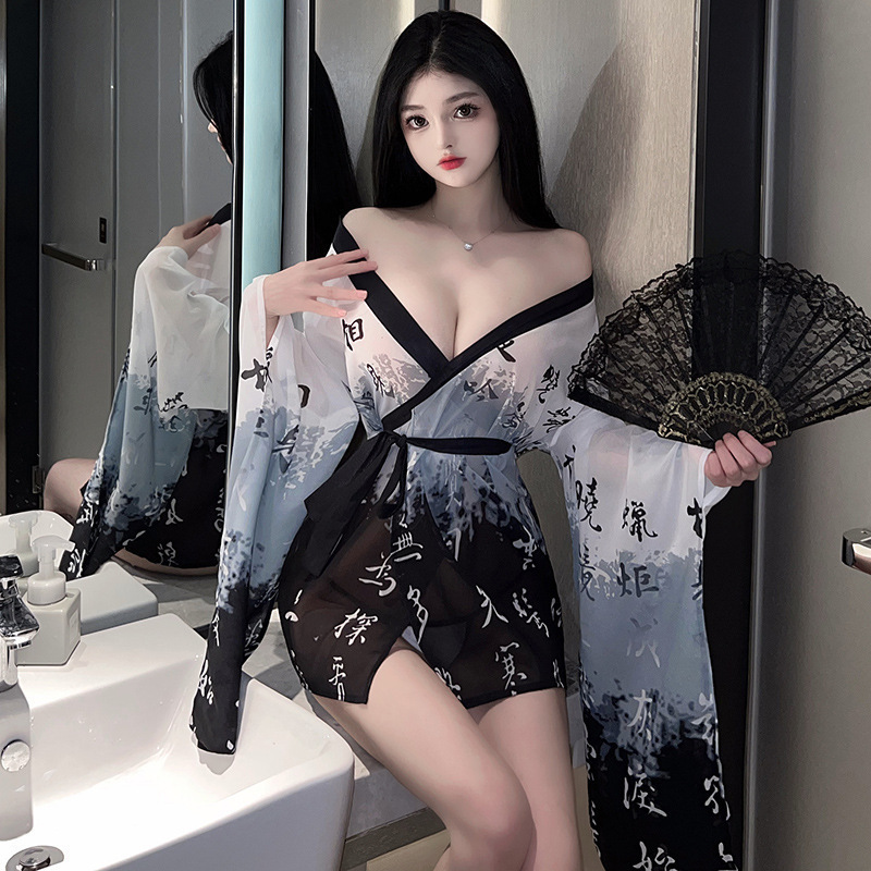 Night fun lingerie pajamas Japanese kimono suit antique Chinese clothing role playing qqny uniform sex toys Night fun lingerie pajamas Japanese kimono suit antique Chinese clothing role playing qqny uniform sex toys