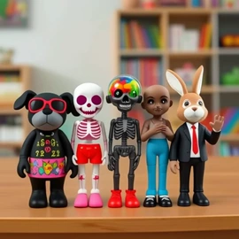 搪胶公仔;树脂工艺品;手办模型