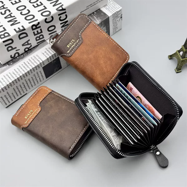 Cross-Border New Product Accordion-Style Card Holder, Document Holder, Multi-Functional, Large Capacity, Multi-Card Slot Card Case, Amazon Hot Seller, in Stock