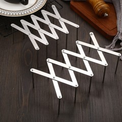 Adjustable Rack Creative Kitchen Gadget Home Use Dish Rack Stainless Steel Steamer Outdoor Hot Pot Tea Brewing & BBQ Grill