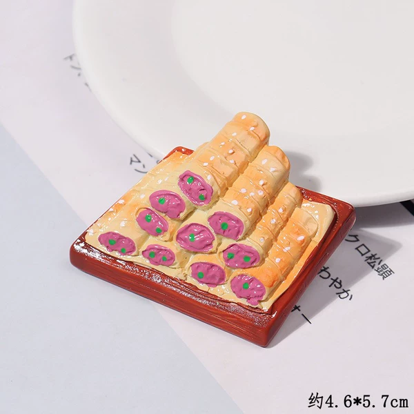 Yangchun flower roll refrigerator magnet (back magnet)