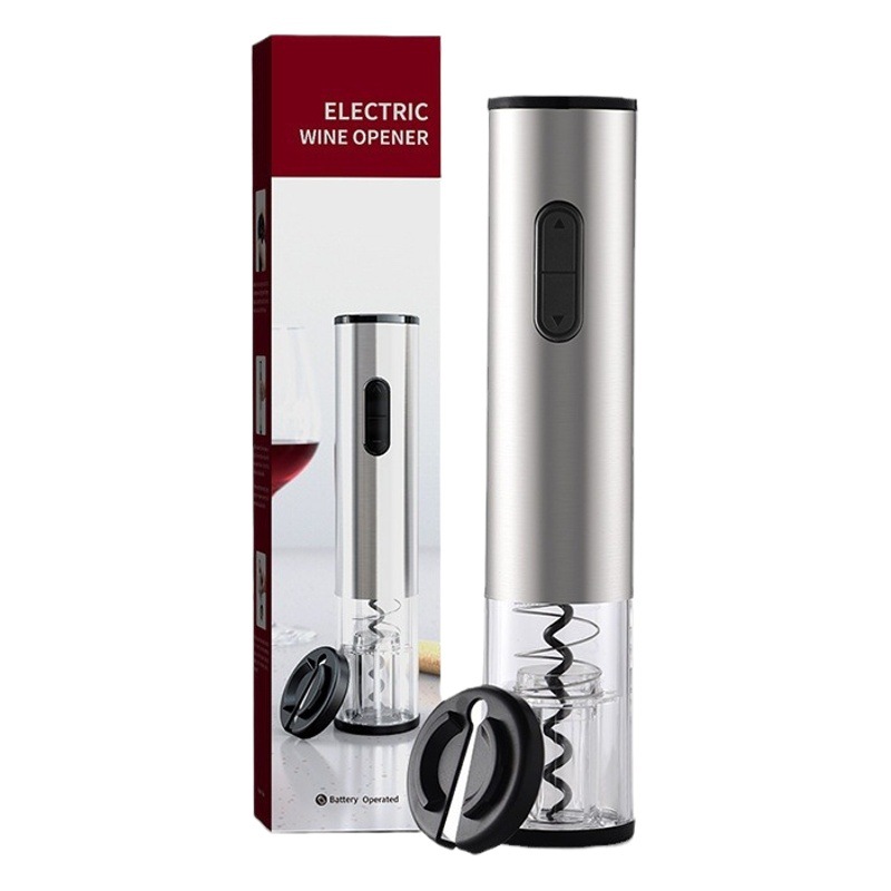 Fábrica de fuerza destornillador multifuncional de metal transfronterizo creativo Abreador eléctrico de vino tinto Abrebotellas inteligentes de acero inoxidable