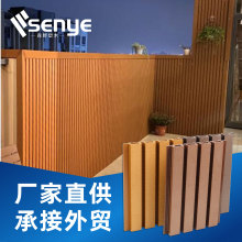塑木长城板防腐防潮户外庭院墙面装饰板工程款厂家一代木塑长城板