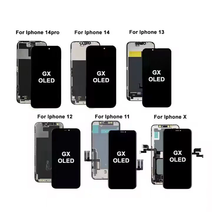 Подходит для сборки экрана Apple 12 Pro Max / iPhone 14 с ЖК-элементом GX, адаптер GX для нескольких моделей