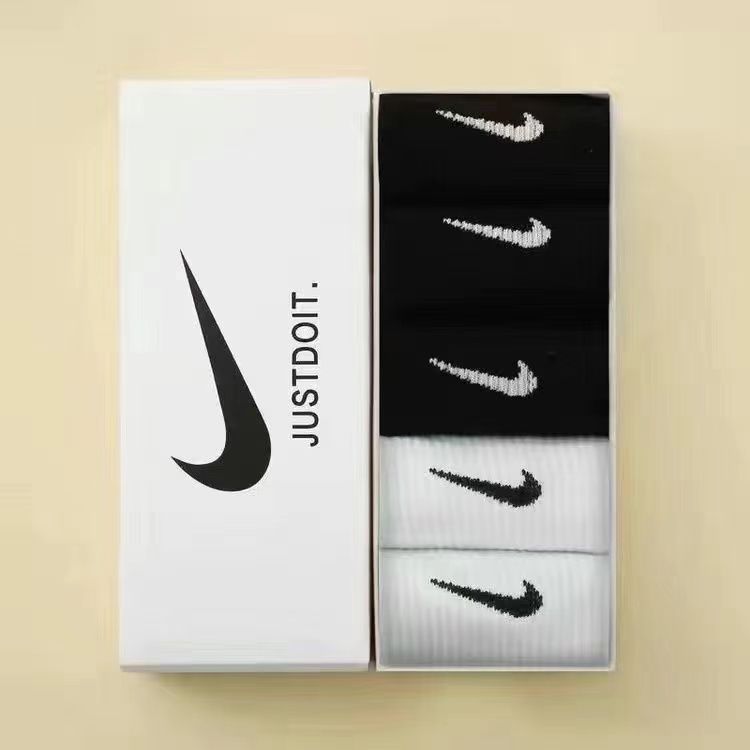 Caja de regalo calcetines hombres y mujeres calcetines de tubo de todo fósforo desodorante de algodón puro para correr deportes baloncesto estudiantes calcetines que absorben el sudor gancho