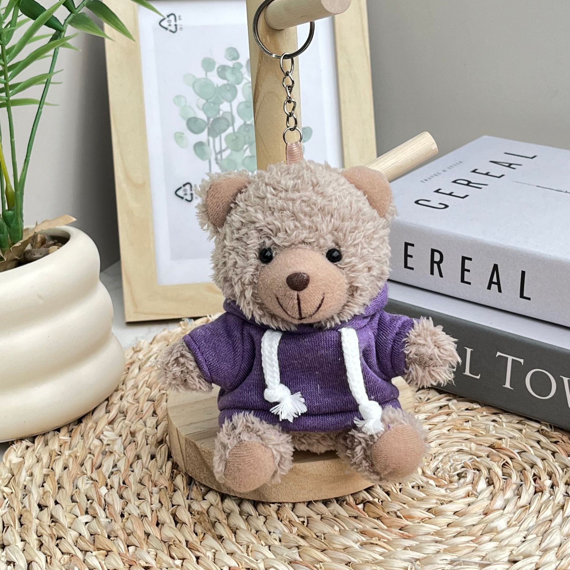 Colgante camiseta Teddy Bear muñeca Teddy Bear muñeca juguetes de peluche temporada de graduación logotipo corporativo regalo muñeca tela