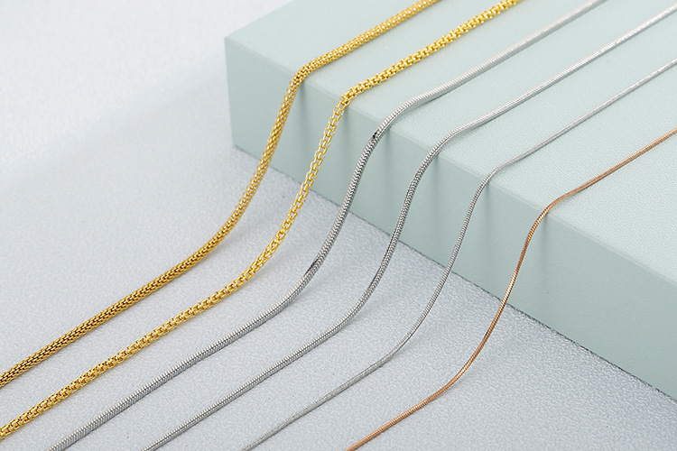 18g Weight PVD Coated Gold Plating Process 18K Real Gold Plated Plating Material Necklace Classification 304 Stainless Steel Chain Material Wedding, Travel Occasion 304 Stainless Steel Material Geometric Pattern Women'S Gender Fashion Style Waterproof Non Tarnish Craft PVD Coated 18K Gold Plated Geometric Titanium Steel Fashion Waterproof Non Tarnish Titanium Steel Necklace 6