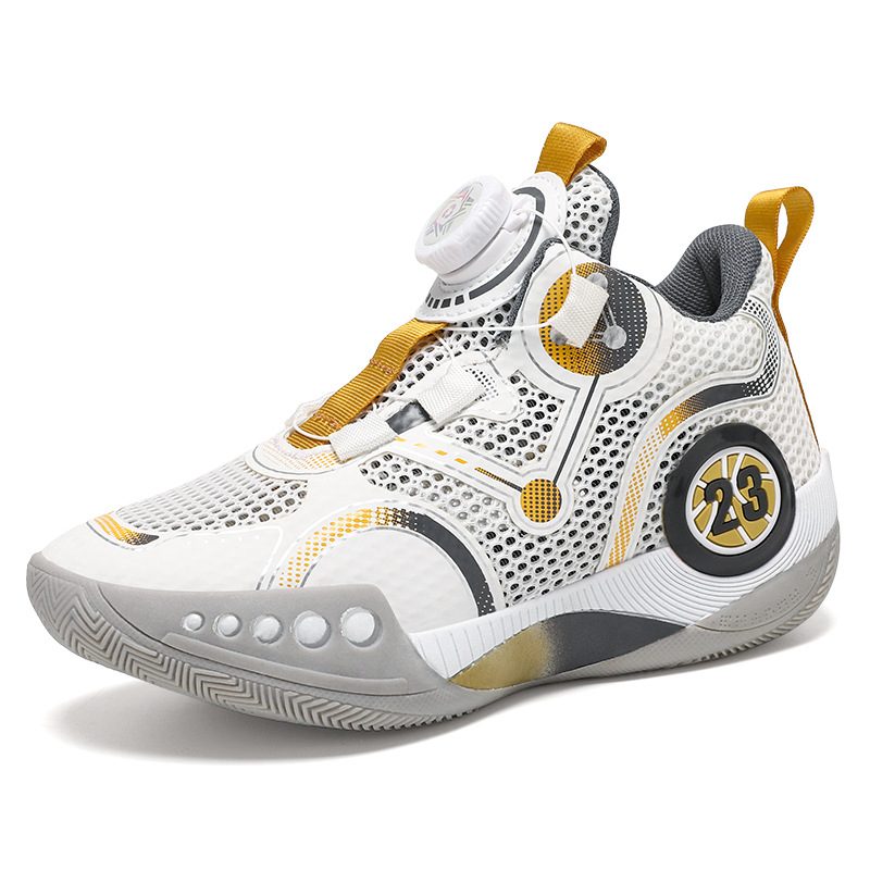 Zapatos para niños, zapatos de baloncesto, estilo de verano 2025, nuevos zapatos deportivos transpirables para niños, zapatos ligeros para niños grandes