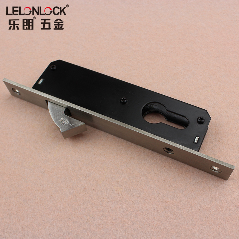 Mayorista de acero inoxidable 20 agujeros de bloqueo de gancho único sólido anti-deslizamiento de un solo gancho puerta corredera puerta corredera cuerpo de bloqueo