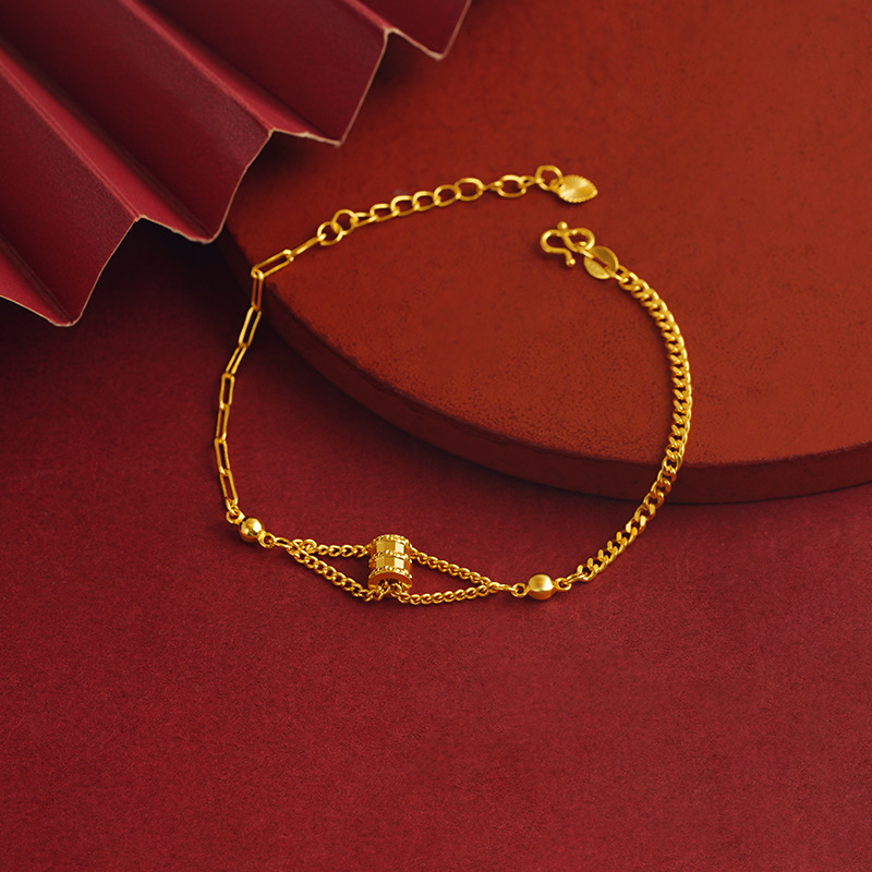 Ins pulsera de cintura pequeña aleación de cobre moda femenina pulsera de mezcla de todo fósforo joyería simple al por mayor nuevos accesorios