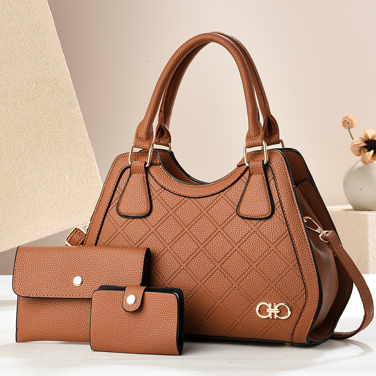 2025 nuevo bolso de hombro para mujer, bolso de estilo de viaje de trabajo, bolso de temperamento de moda casual de mujer de gran capacidad