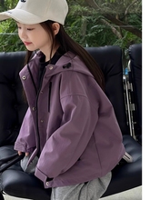 韩国童装2024新款女童冲锋衣春秋季洋气男女童同款加绒风衣外套