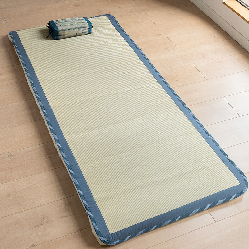 Japanese style mat 1.8m bed double bed 1.5m folding rush mat summer…