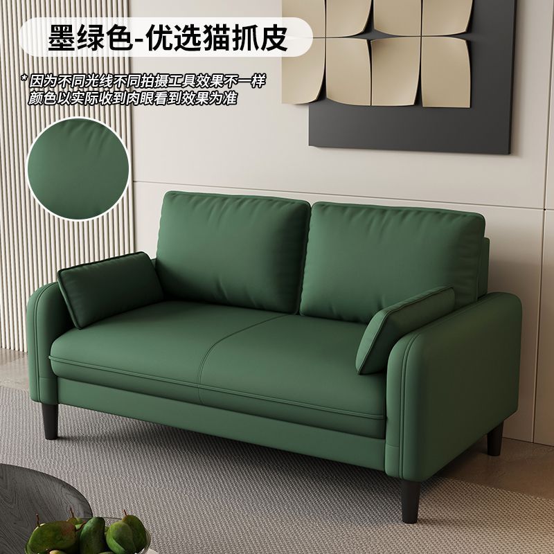 High quality cat scratch leather-green