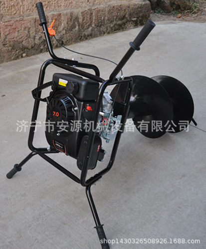 汽油植树刨坑机 混合油挖坑机 拖拉机地钻挖坑机