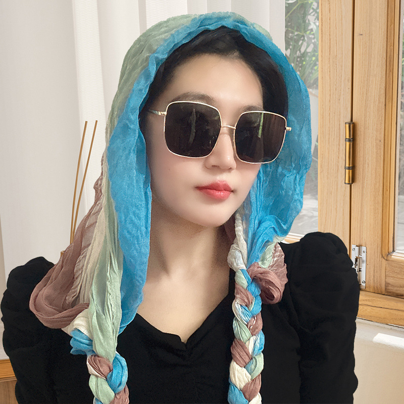 4 색 파란색과 녹색