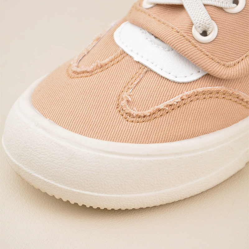 Cloth shoes with velcro for boys, footwear, Korean style, soft sole