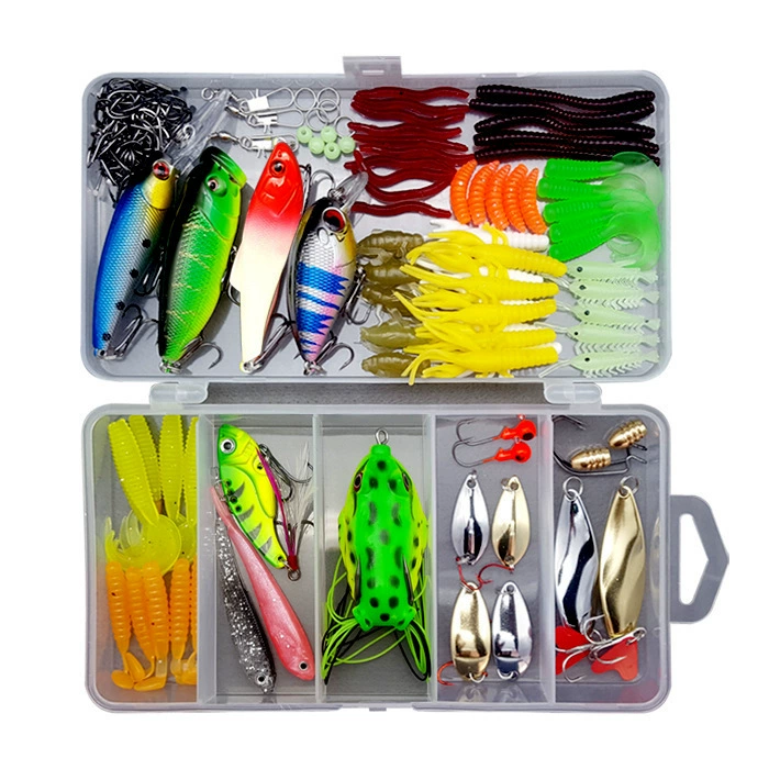 Набор приманок Luya Bait набор Luya Fishing Bad Luya Sequin Soft Bad Thunder Frog Bionic Luya Bait Полный набор