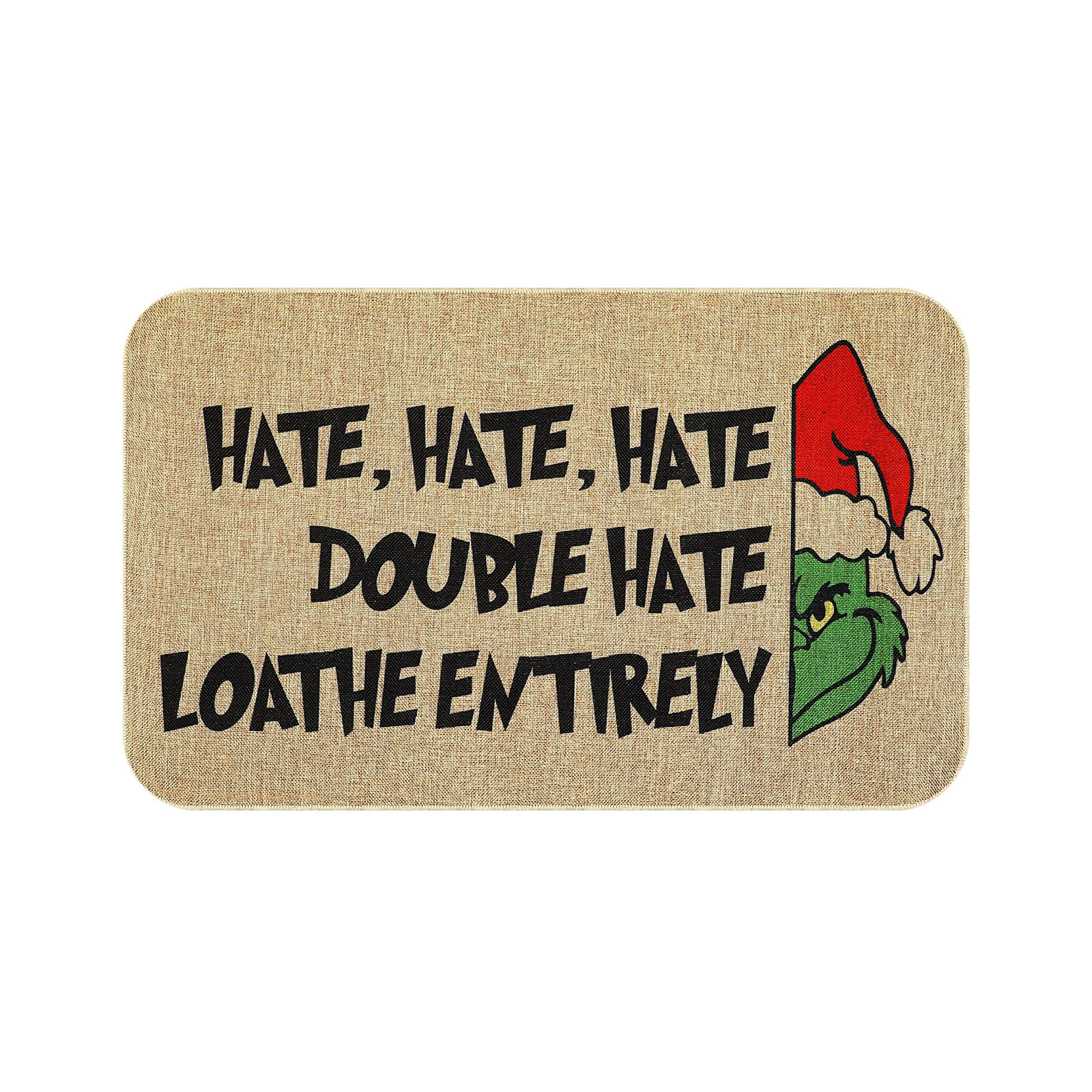 Kerstthema tapijt antislip vlekbestendig deurmat absorberende badkamer entreemat_voghion.com