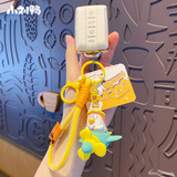 Оригинальный крутящийся самолет, мультяшный брелок, ключи от машины подходит для мужчин и женщин, подвеска для влюбленных