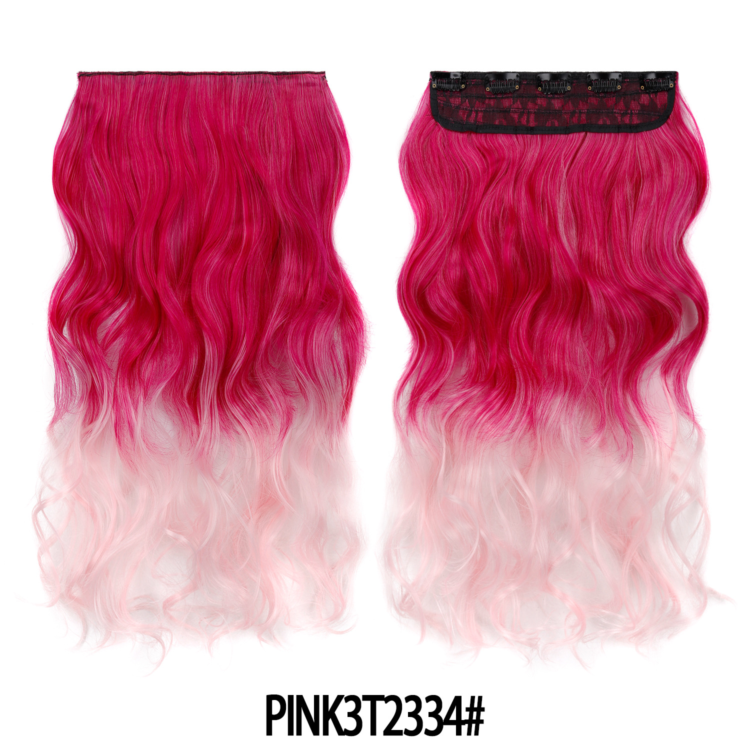 16 Rose red gradient powder white roll