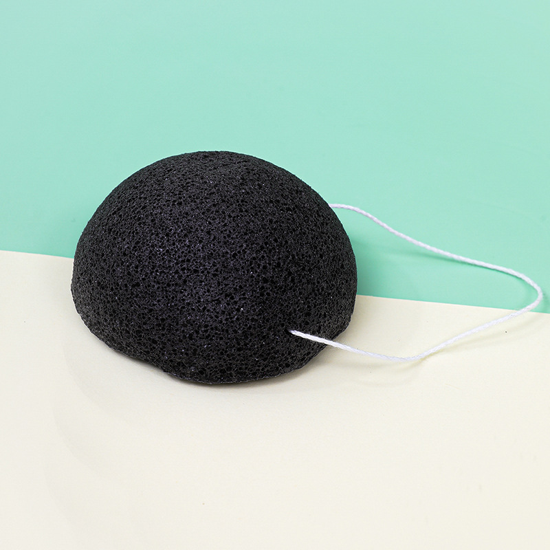 Esponja de konjac personalizada esponja de lavado facial esponja suave limpieza de goma de goma de limpieza facial limpia material vegetal artefacto de limpieza