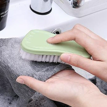 Cute soft shoe brush for laundry, washbasin