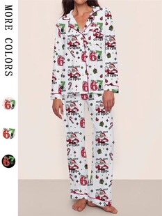 N 35495 Christmas Loungewear Set �}�QԪ��˯�� �羳����