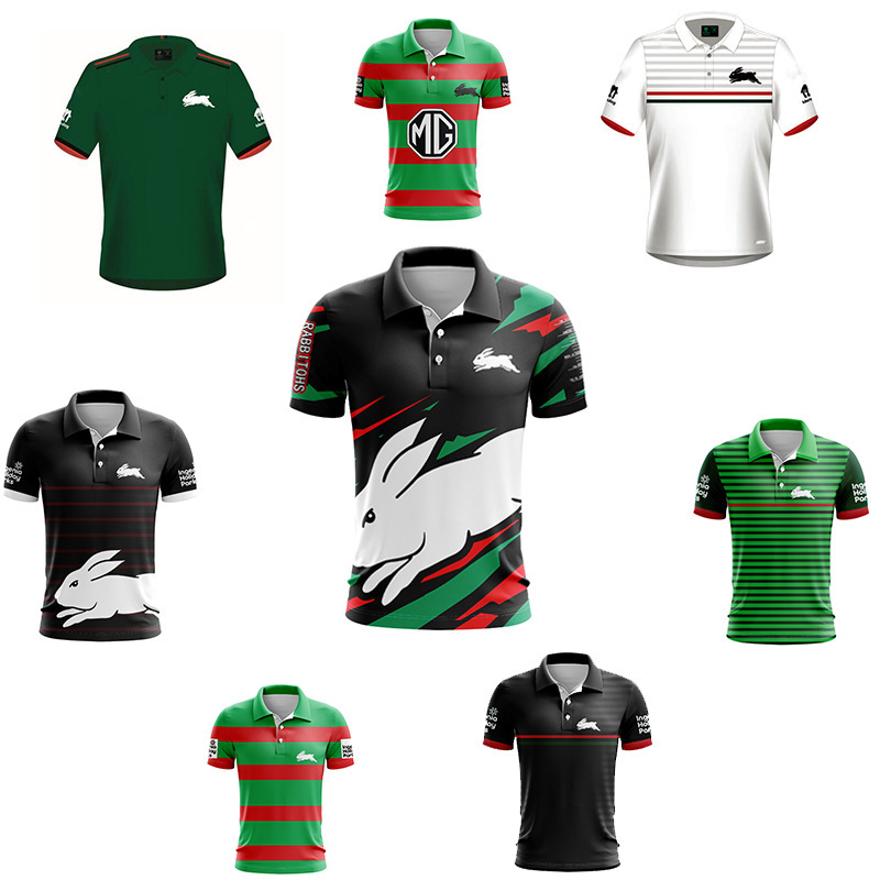 2024 Rabbit New and Old Men's Training Rugby Jersey high quality Multi-Style POLO Shirt