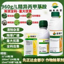 先正达金都尔精异丙甲草胺油菜禾本科玉米西瓜苗前封闭农药除草剂