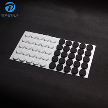 黑色网格硅胶垫片防滑垫片家具桌椅自粘防滑垫防撞硅胶垫批发工厂