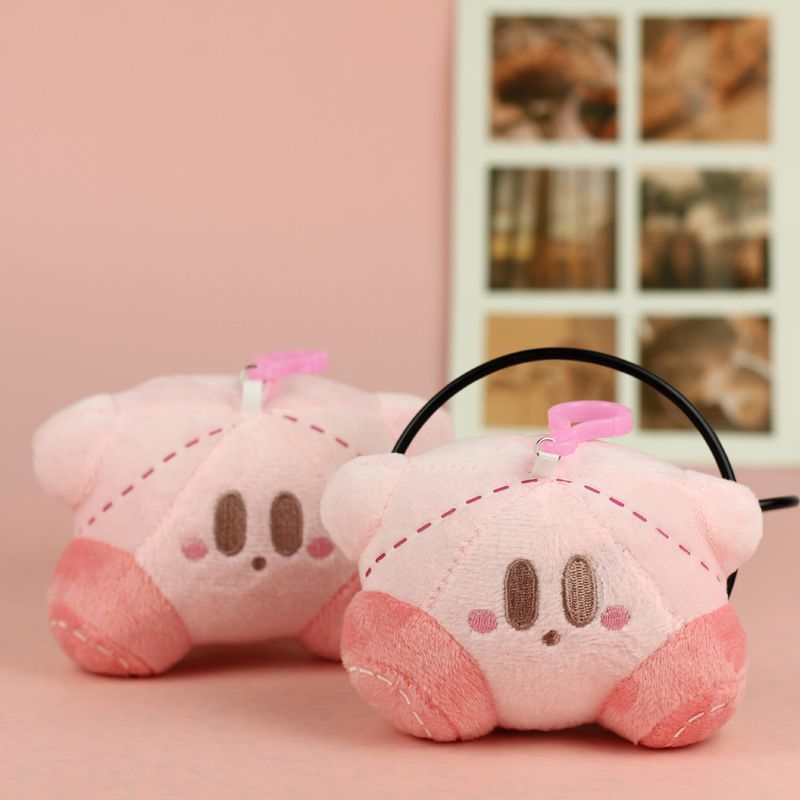 En línea celebridad estrella de dibujos animados de peluche colgante muñeca llavero lindo mascota pieza puesto muñeca al por mayor