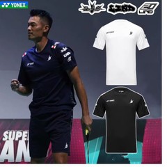 新商品yyバドミントン服林丹同モデルバドミントン服男性婦人服速乾tシャツ競技服クラブユニフォーム服
