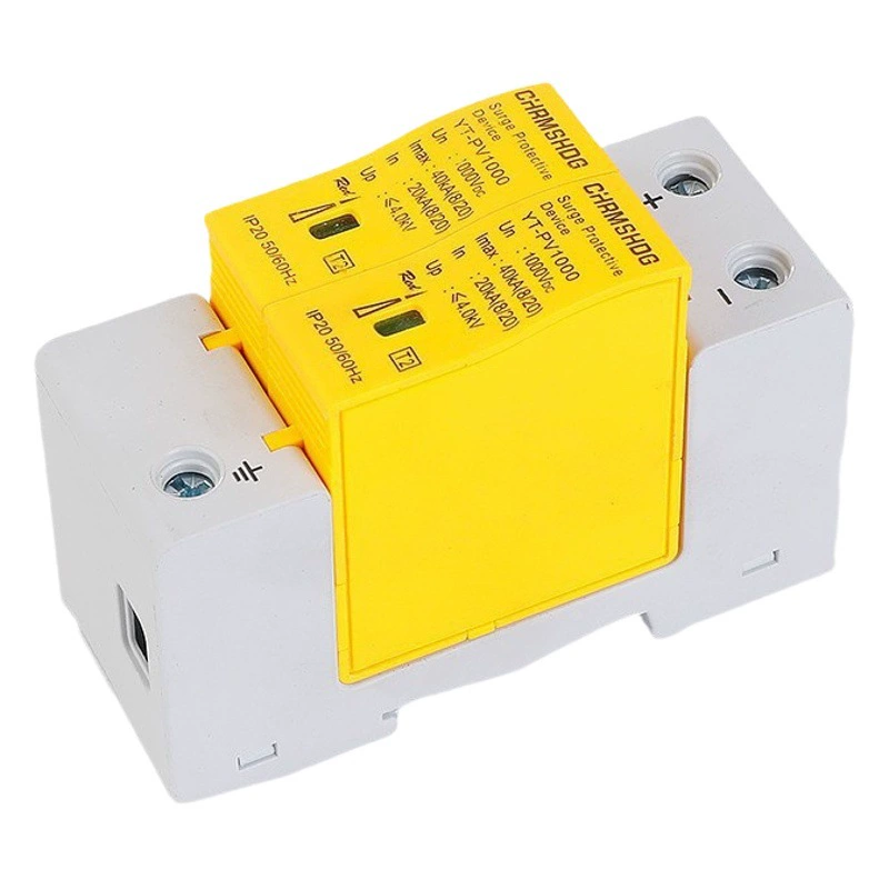 Фотоэлектрический сетевой фильтр постоянного тока 2P/40KA молниезащитный разрядник DC1000V/750V/500V