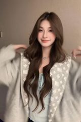 2025美式拼接设计感连帽卫衣女秋冬新款宽松学院风开衫外套女装