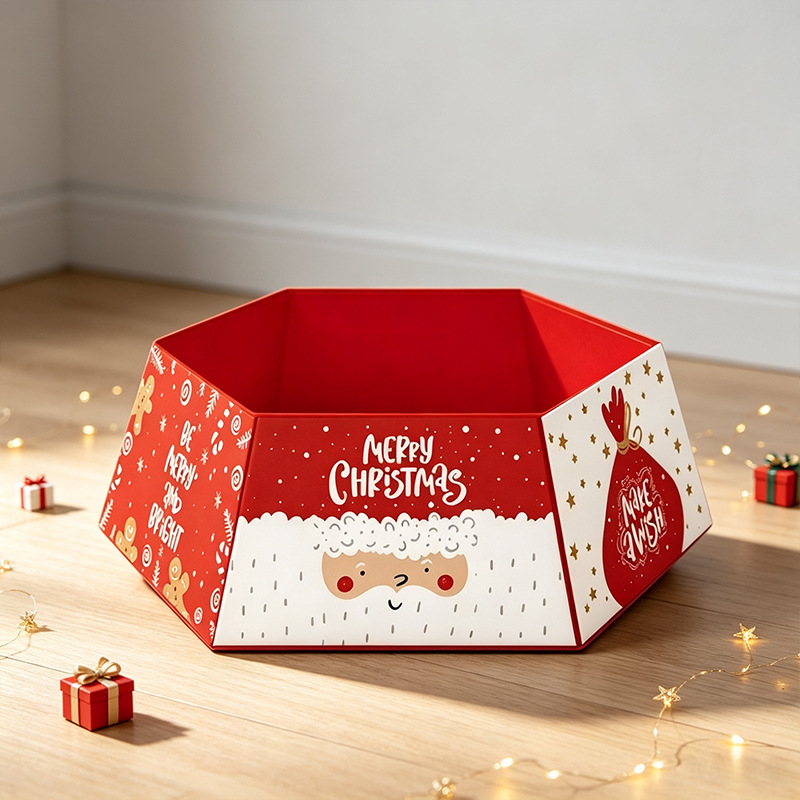Comercio exterior transfronterizo nueva falda de árbol de Navidad copo de nieve alce felpa delantal de árbol de Navidad falda de árbol de Navidad decoraciones
