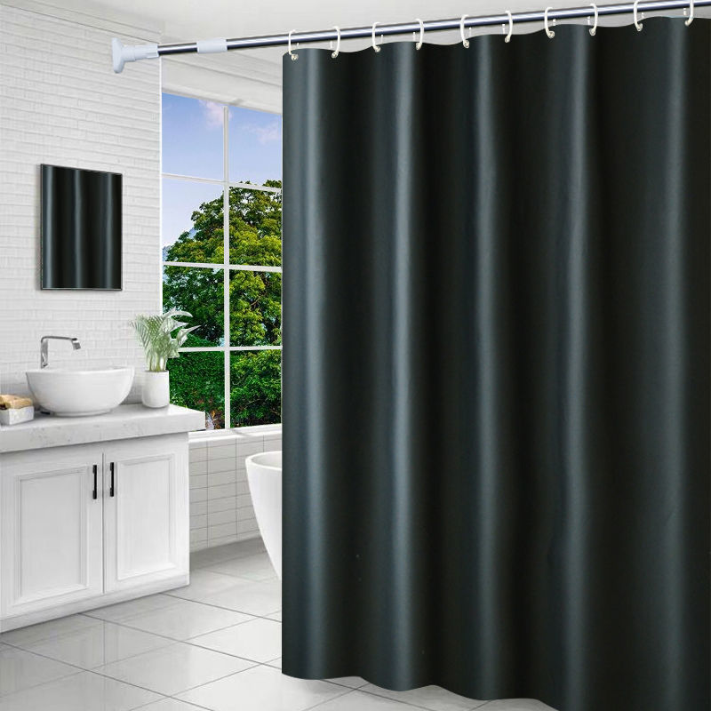 Baño de baño peva cortina de baño impermeable a prueba de agua sin perforación cortina de separación seca y húmeda comercio exterior explosión image 26