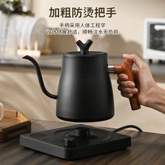 エレクトリックKettleクロスボーダーつまみ温度制御細い口の長い口の手はコーヒーポットのステンレスポットの電気ケトルを押し流します。