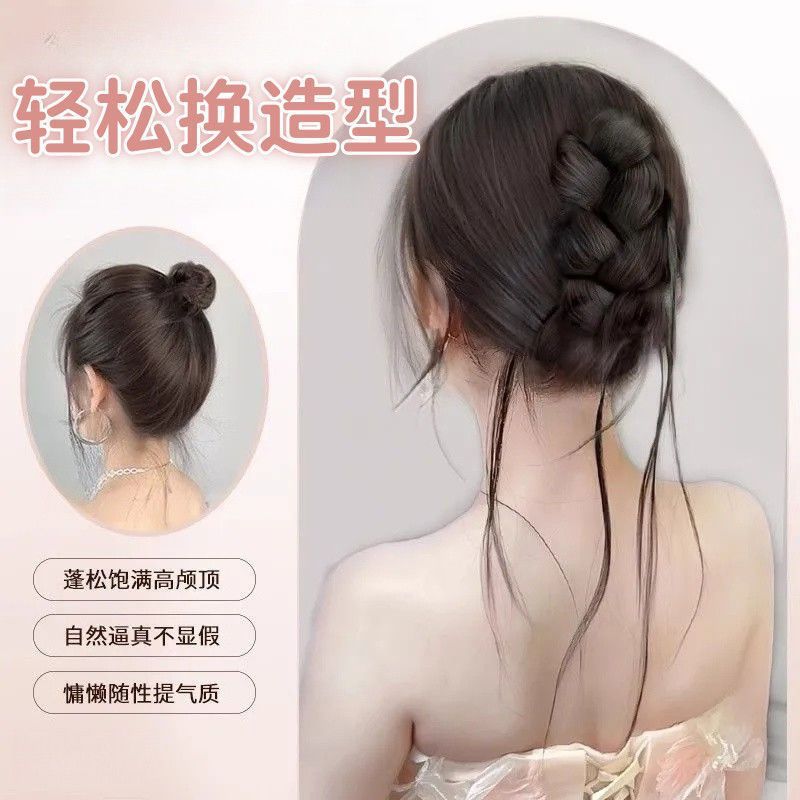 Diosa de dragón, cabeza de capullo de flor de oro, clip de agarre de cabello falso, cabeza de bola, cabeza de cráneo alto, textura superior, artefacto para el cabello, paquete para el cabello, accesorios para el cabello