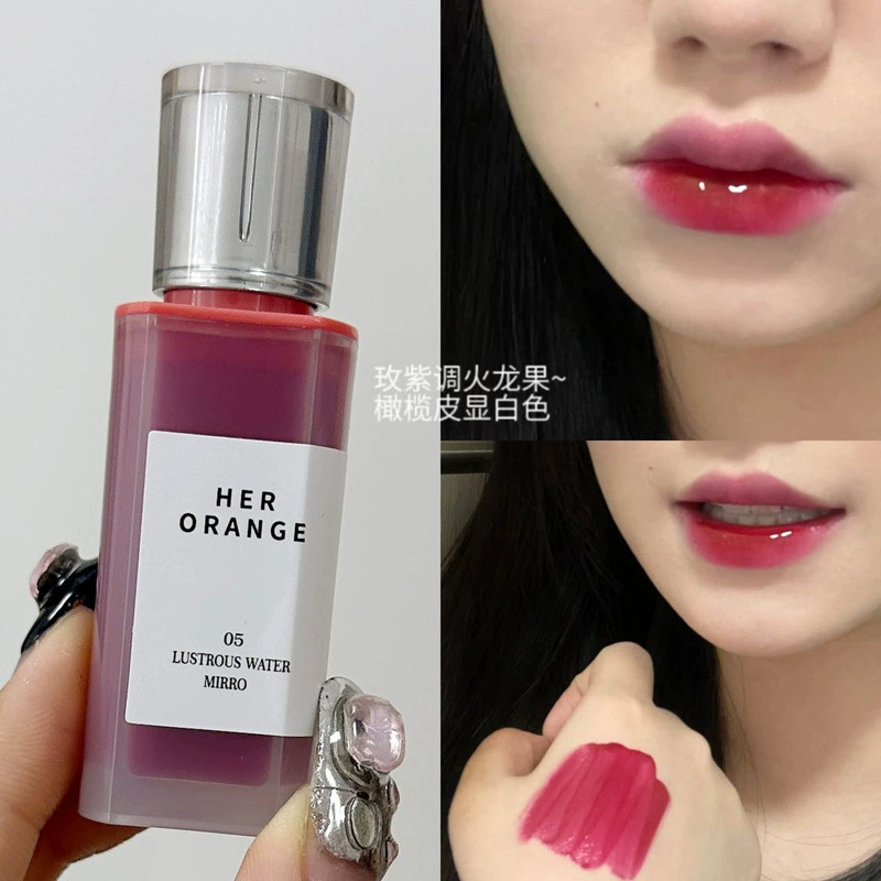 HERORANGE Насыщенная помада-блеск для губ, стеклянная помада, эффект зеркала, интенсивное увлажнение