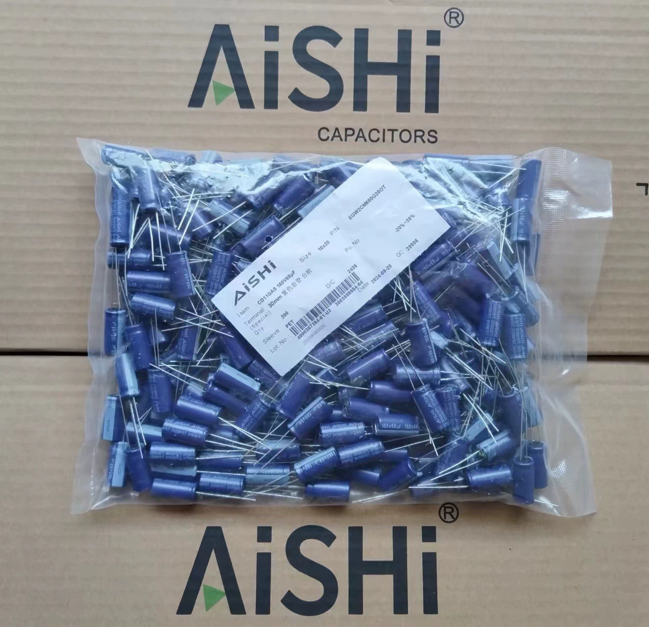 AISHI艾华 пленочный конденсатор 305V224K 13*14*8, X2 конденсатор FX230K224C262CL2