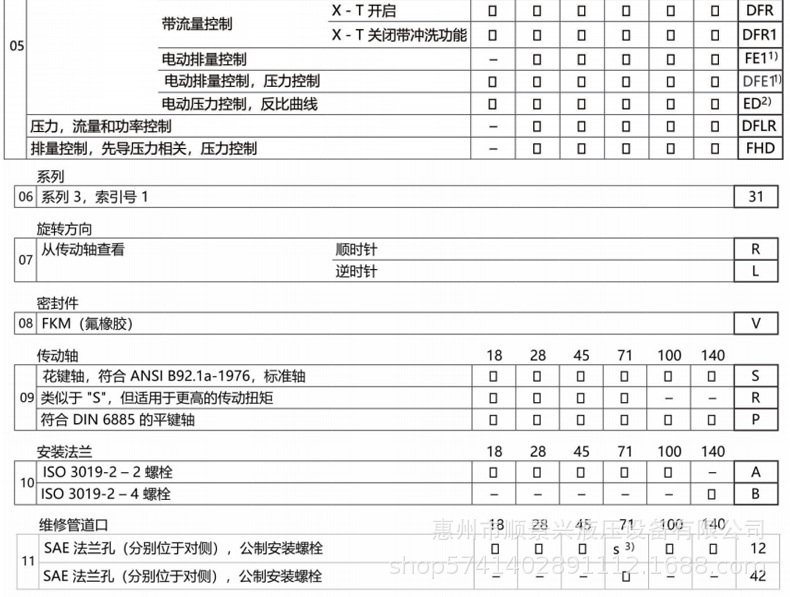 A10V参数 2