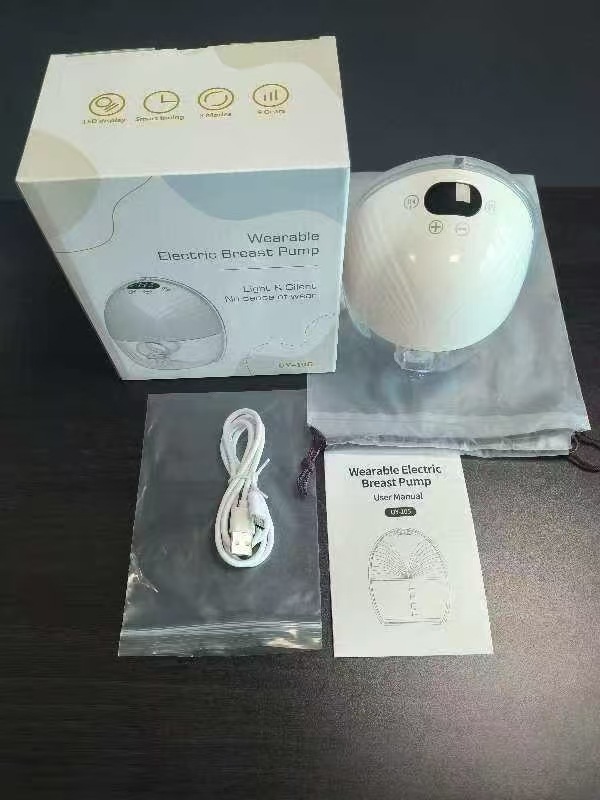 Transfronteriza portátil bomba de mama eléctrico automático mano libre bomba de mama Dispositivo de recogida de leche