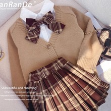 柠里25春秋季新款童装一件代发女童学院风衬衫+百褶裙套装JK小童