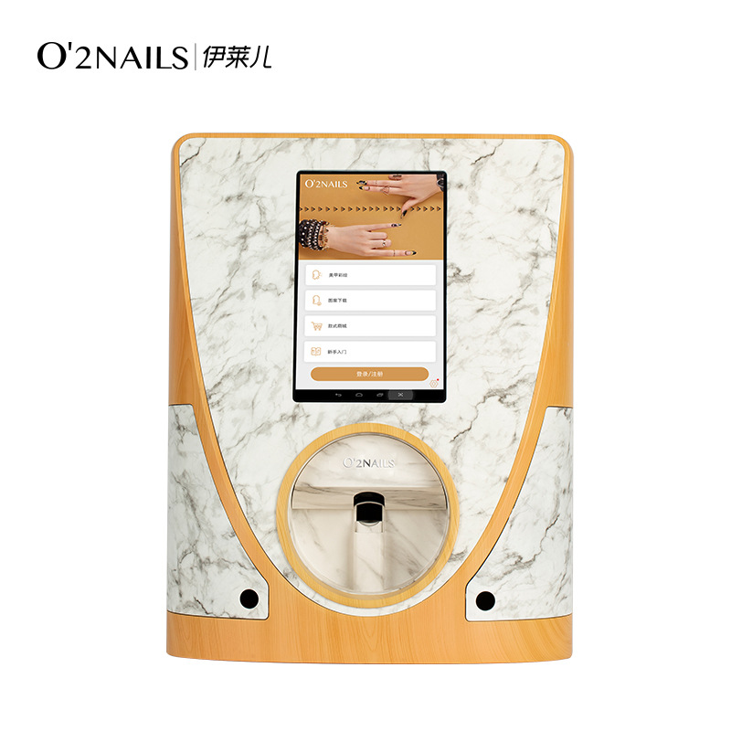 O2NAILS máquina de pintura de uñas impresora de uñas 3D inteligente máquina de alta gama grande tienda de uñas automático V12