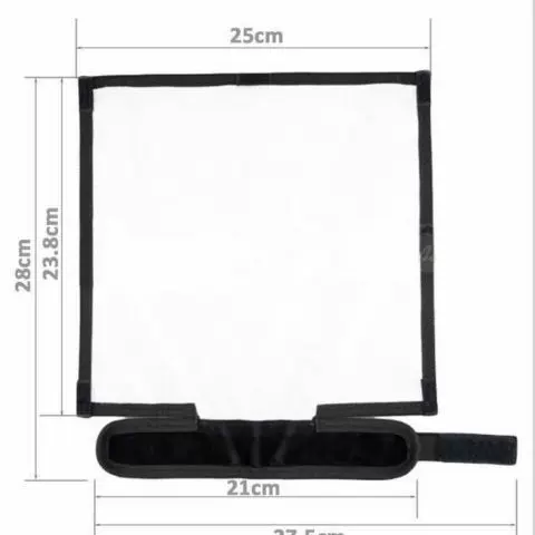 外置相机闪光灯反光板 外闪可折叠 便携 束光筒 反射板 K-B23