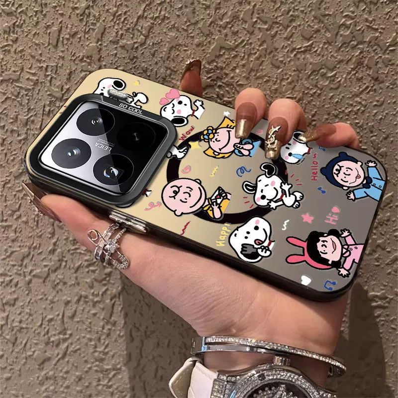 Чехол для мобильного телефона Snoopy, подходит для Samsung s23fe, s25ultra/note20/s24plus/s21/a06 и Apple