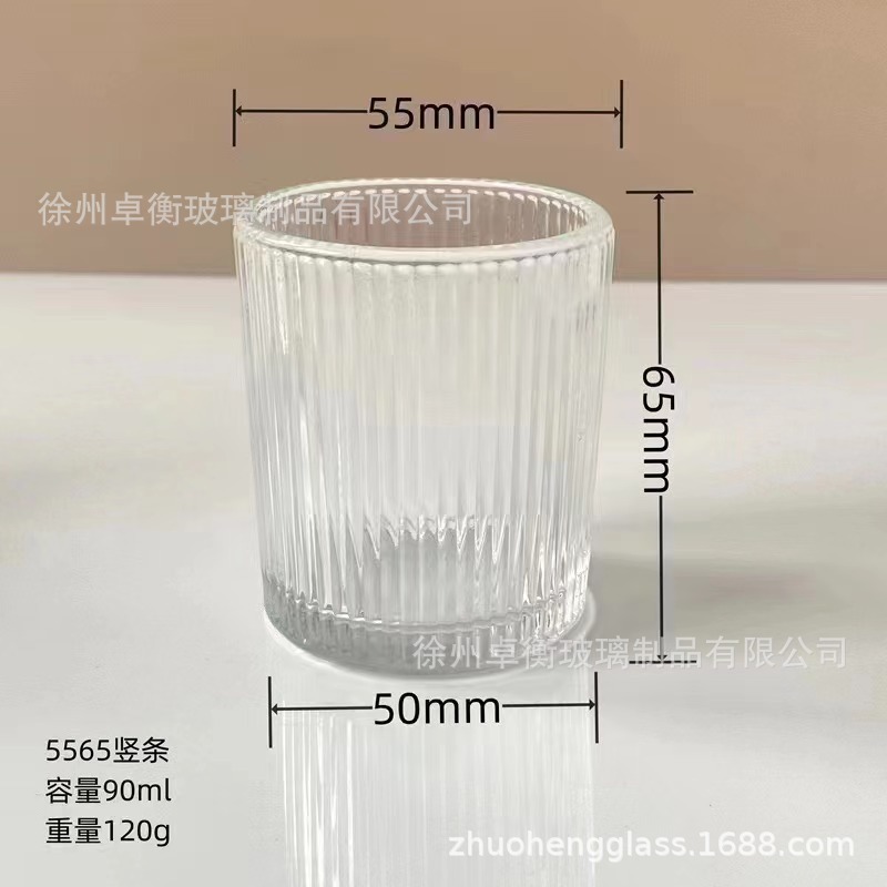 国境を越えた卸売りセット5565縦縞ろうそくカップひし形の丸い点ヨーロッパ式レリーフ太陽模様ろうそく台カップ|undefined
