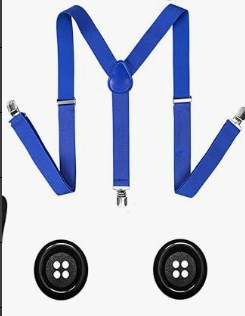 Azul tesoro + 2 botones negros especiales